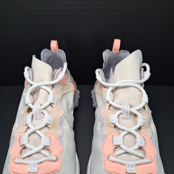 Nike React Element 55 Pale Pink Running Sneakers Shoes BQ2728-601 Women's Size 9 - Picture 6 of 13